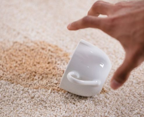 how to remove coffee stains from carpet