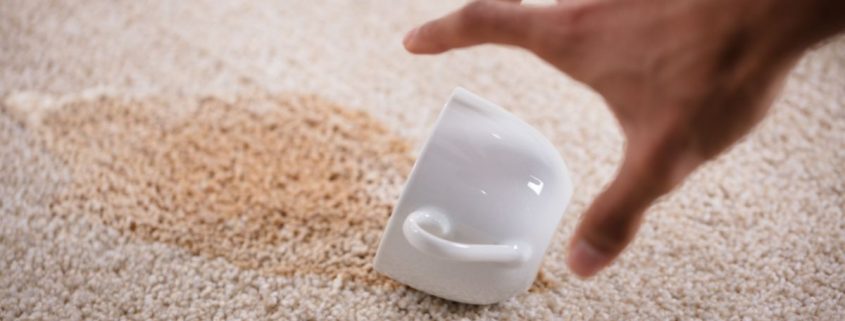 how to remove coffee stains from carpet